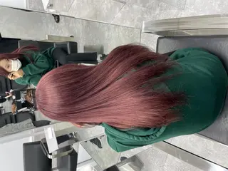 ロング カラー ヘアアレンジ パーマ キッズ メンズ ネイル マツエク・マツパ アイブロウ ブリーチ🌈金崎 江坂駅横すぐのヘアスタイル