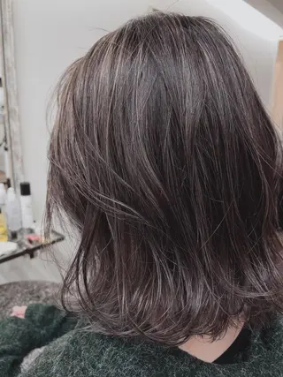 ミディアム カラー TOWA 野村　コウダイのヘアスタイル