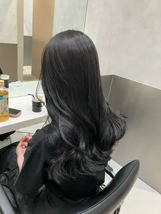 カラー 💖ブリーチなし透明 感💖ASAHIのヘアスタイル