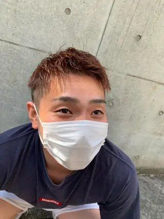 ショート カラー メンズ チバ ヒロトのヘアスタイル