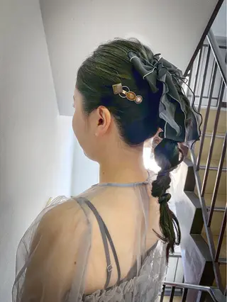 ヘアアレンジ hair make もりした ゆうのヘアスタイル