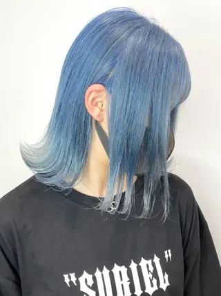 ミディアム カラー 🌙HIZUKI🌙 ハイトーン 艶髪のヘアスタイル