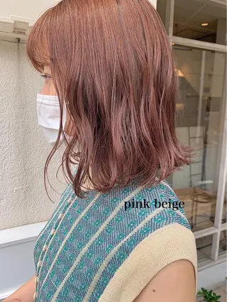 ミディアム カラー 透明感カラー👑 井上美乃里のヘアスタイル