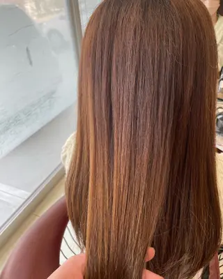 ミディアム カラー パーマ ヘアアレンジ メンズ キッズ マツエク・マツパ sara 荒井店のヘアスタイル