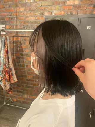 カラー the BRIDGE 加藤みのりのヘアスタイル