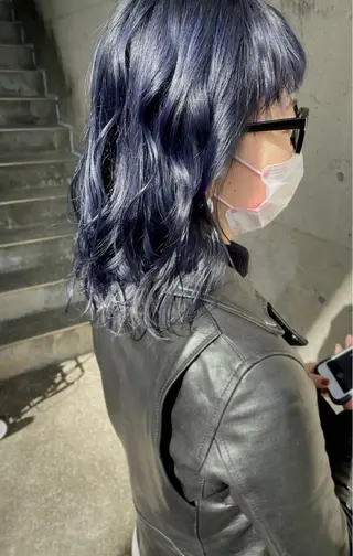 ミディアム カラー 日高 香織のヘアスタイル