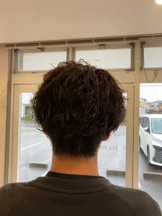 パーマ メンズ 星野 美沙のヘアスタイル