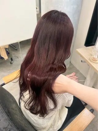 ロング カラー ヘアアレンジ Himawari♡ 柔らかいカラーのヘアスタイル