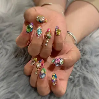 ネイル RICO Nail パーツつけ放題🌈のネイルデザイン