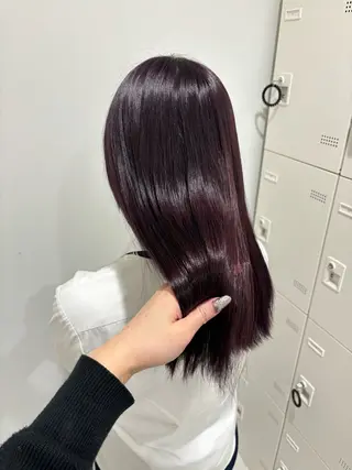 セミロング カラー 韓流トレンドヘア 🎀RINAKO🎀のヘアスタイル