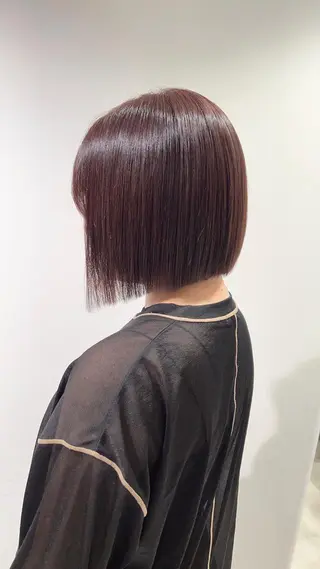 ショート カラー スキバサミを使わない カット🌼唯🌼のヘアスタイル