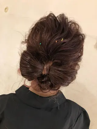 ロング ヘアアレンジ 吉村 絢乃のヘアスタイル