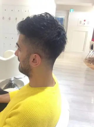 ショート メンズ 金子 富士のヘアスタイル