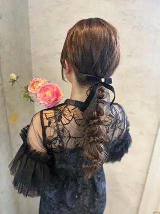 ロング ヘアアレンジ 美髪× ヘアセット✨Araiのヘアスタイル
