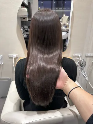 セミロング カラー 矢野 晃平のヘアスタイル