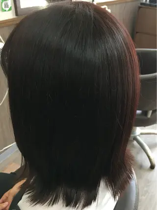 ミディアム カラー 横路 めぐみのヘアスタイル