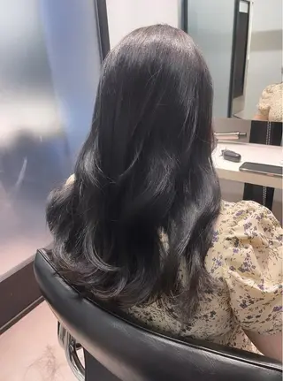 ミディアム カラー 韓国ヘア 店長NEGIのヘアスタイル
