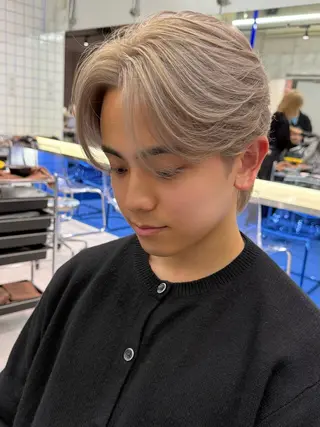 ショート カラー メンズ メンズブリーチカラー ❤︎hirokoのヘアスタイル