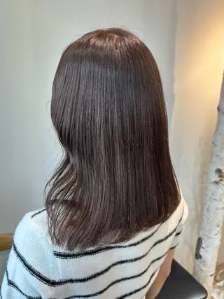 ミディアム カラー 暖色/艶カラー🍑☆ /杉村夏希のヘアスタイル