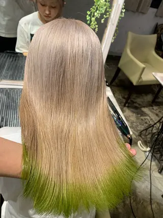 カラー マンツーマン 半個室サロン中田大喜のヘアスタイル