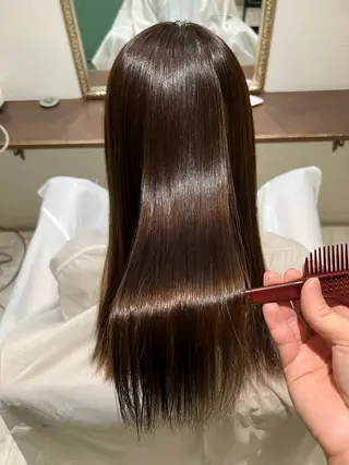 ロング パーマ PON　ハイトーン ショートカット心斎橋のヘアスタイル