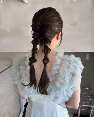 ヘアアレンジ 透明感カラー/set /hana🍀🪽‪のヘアスタイル