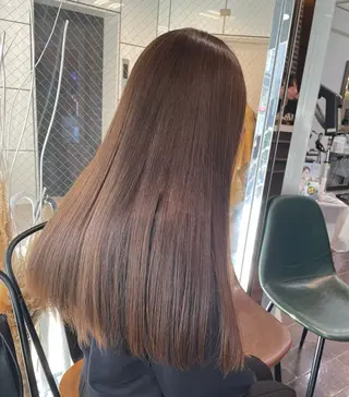 ロング カラー ‪るか/‪透明感 カラー/アレンジのヘアスタイル