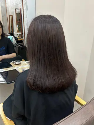 ロング 顔周りレイヤー/ ふわあいりのヘアスタイル