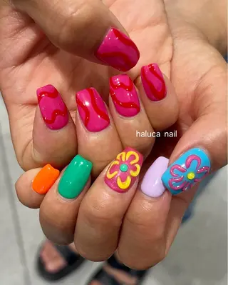 ネイル HN haluca nailのネイルデザイン