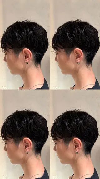 ショート メンズ コバヤシ ラムのヘアスタイル