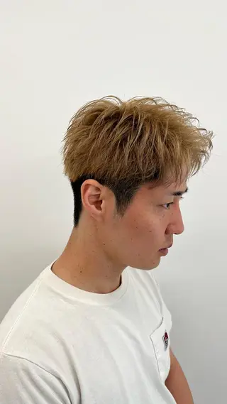 ショート カラー メンズ 🏆メンズヘア特化 🥇代表りんぺーのヘアスタイル