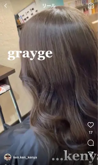 ミディアム 古田 賢哉のヘアスタイル