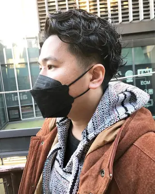 パーマ ヘアアレンジ メンズ メンズ特化✂️栗原 侑也のヘアスタイル