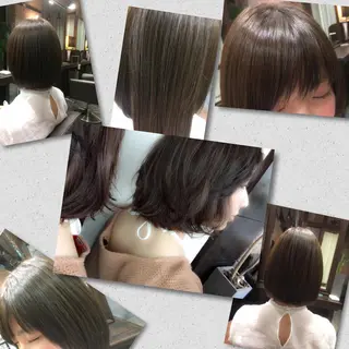 ミディアム カラー 今井 三智也のヘアスタイル