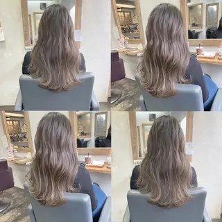 ミディアム カラー シアカラー×髪質改善 技術保証/浦前翼のヘアスタイル