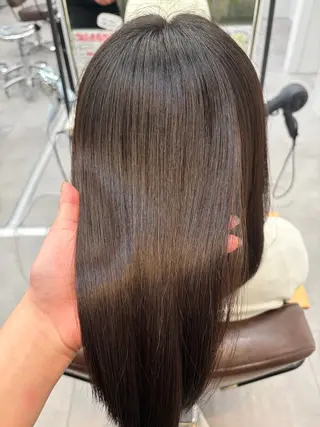 ミディアム 🎀miyu🎀 カラー/縮毛矯正のヘアスタイル