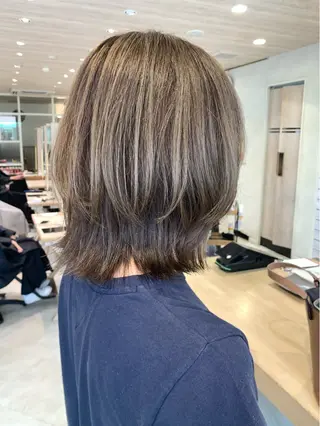 ショート カラー フェザー/ニュアンス パーマ/ryutoのヘアスタイル