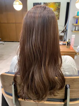 ロング カラー 髪質改善/縮毛矯正 /メンズパーマ川田のヘアスタイル