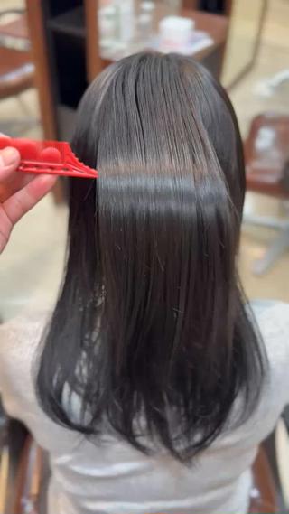 レイヤーカット髪質改善トリートメント 