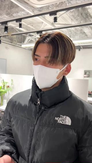 ショート カラー メンズ kiitos所属・関西センターパート メンズモデル募集のヘアスタイル