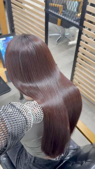 セミロング ひろし/髪質改善/ 縮毛矯正/透明感✨のヘアスタイル