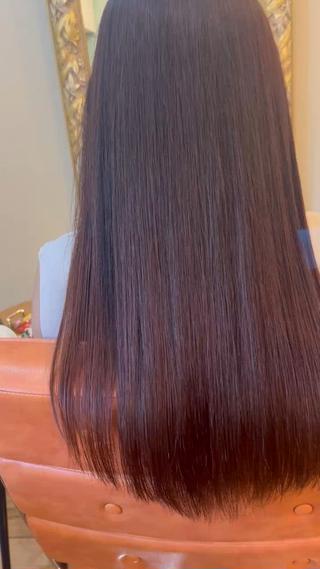 ロング ⚪️髪質改善 縮毛 店長 コウ⚪️のヘアスタイル