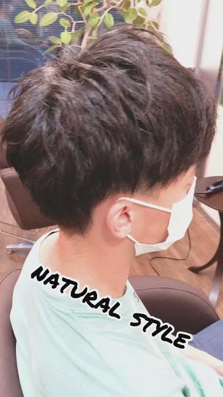 ショート パーマ メンズ MATSURI BASE.AWAJIのヘアスタイル