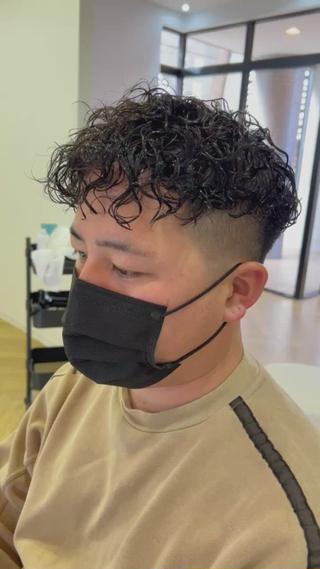 メンズ 岐阜のパーマオタク/ メンズパーマ/早野凪のヘアスタイル