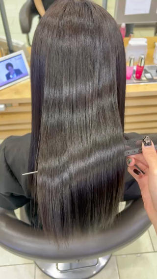 カラー 艶カラー/eye 🫧ྀི/栞のヘアスタイル