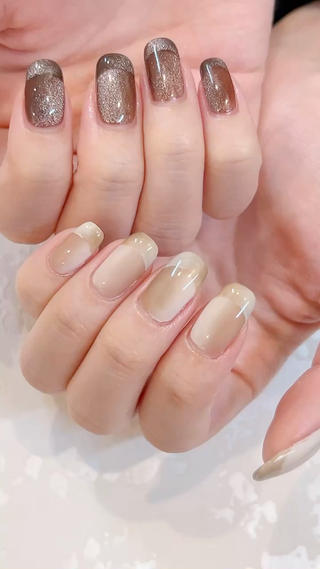 #オンブレネイル 