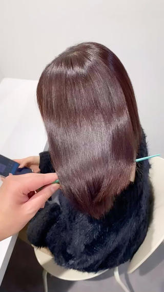 ショート カラー 髪質改善水素TR× レイヤーカット/熊澤のヘアスタイル