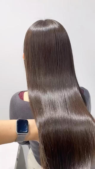 セミロング カラー 髪質改善水素TR× レイヤーカット/熊澤のヘアスタイル