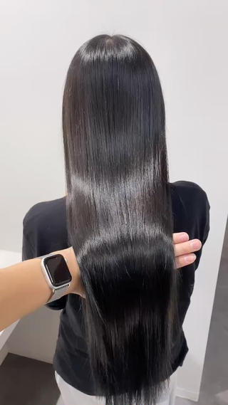 ロング カラー 髪質改善水素TR× レイヤーカット/熊澤のヘアスタイル