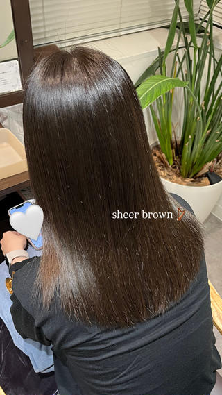 sheer brown
大人気の透け感カラー
さらにAujuaトリートメントで艶々に
数ある種類の中から、それぞれのお悩みに合ったトリートメントをご提案します!